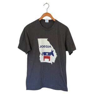JOEGIA Democrat Political Tee Gray S/S T-Shirt Men's Size M Port & Company